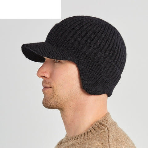 Men's And Women's Woolen Outdoor Cycling Warm And Windproof Hat