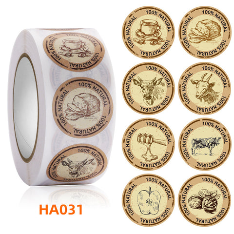 Bubble Milk Tea Cup Thank You Stickers Coffee Shop Sticker Sealing Paste