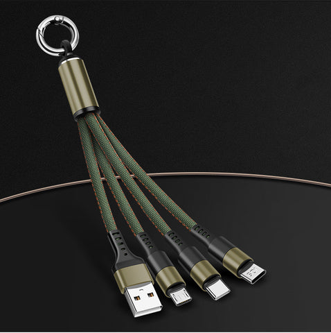 3 In 1  Multi Charger Cable For Phone Super Fast Charging Data Cable Mobile Phone Charging Cord Kable