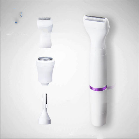 Four-in-one Epilator For Lady Shaver Electric Eyebrow Trimmer