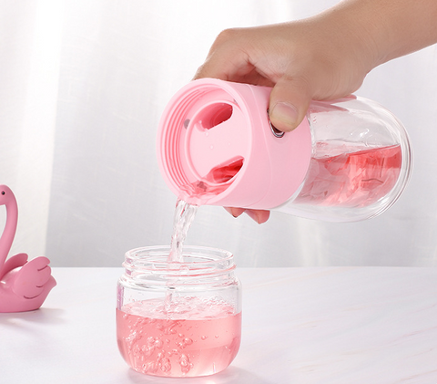 High End Business Double-layer Tea Separation Glass