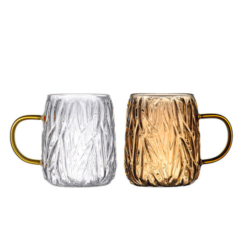 Coffee Glass Hanging Ear Cup Couple Water Cup A Pair Wine Glasses High Tea Cup