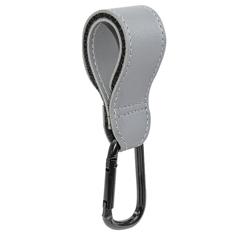 PU Leather Climbing Bag Baby Bag Stroller Hook Pram Rotate 360 Degree Rotatable Cart Organizer Pram Hook Stroller Accessories