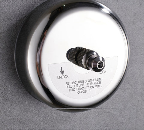 304 Stainless Steel Retractable Washing Line With Steel String Wire Rope Wall Mounted Clothesli No Punching Home Supply