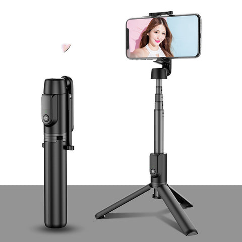 Compatible with Apple, All-in-one Bluetooth Mobile Selfie Stick With Tripod