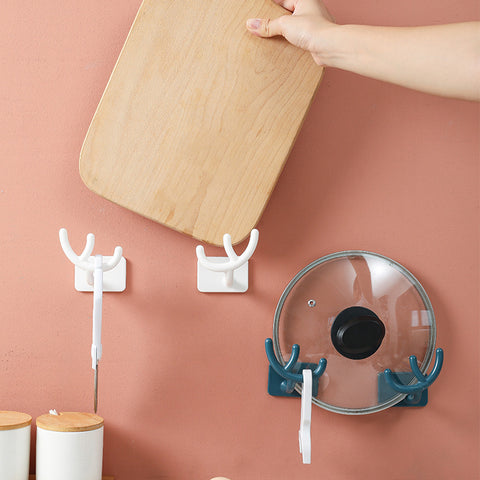 Cartoon Plastic Antler Pot Cover Rack