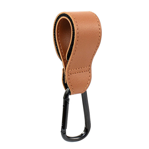 PU Leather Climbing Bag Baby Bag Stroller Hook Pram Rotate 360 Degree Rotatable Cart Organizer Pram Hook Stroller Accessories