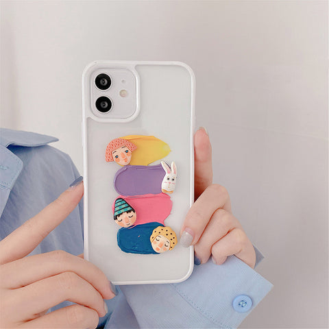 Three Dimensional Color Mobile Phone Case New Silicone Case