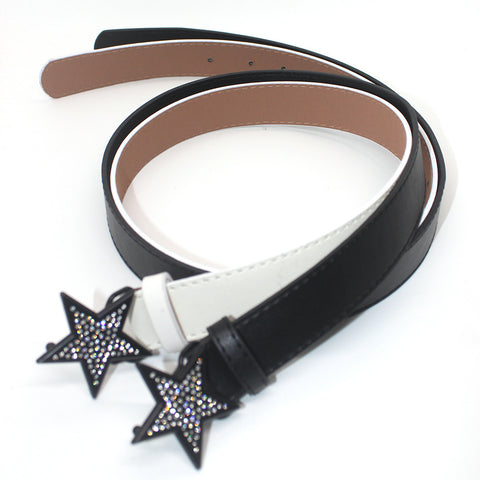 Women's Vintage Fashion Jeans Star Belt