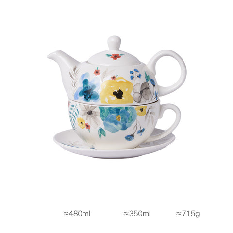 Ceramic English Coffee Cup Set Tea Set Mother And Daughter Pot