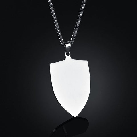 Titanium steel military brand stainless steel men's necklace private custom dog brand name pendant offering lettering