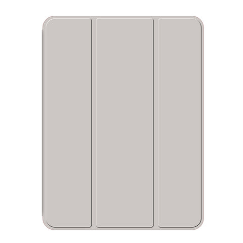 Magnetic Flat Leather Case Tri-fold With Pen Slot Separation