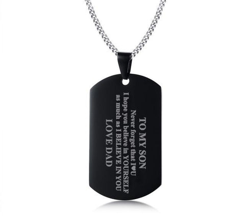 To My Son - Awesome Dog Tag