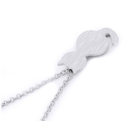 Plating alloy women's necklace trend fashion pet cat necklace
