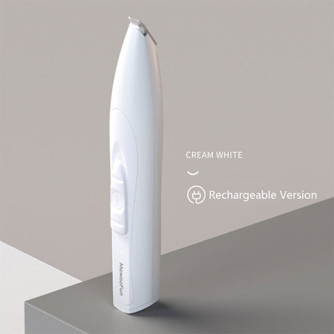 Dog Cat Foot Hair Grooming Clipper Electrical Pet Hair Trimmer with USB Rechargeable Fit Ear Eyes Legs Cutter Remover Low-noise