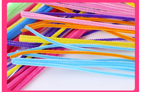Plush bag DIY handmade material color hair root tops twisted bar hair kindergarten children creative toys