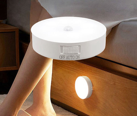 Small Size Night Light Motion Sensor LED Light USB Chargeable Lamp For Dormitory Kitchen Bedroom Stairs Hallway Cabinet Closet Wardrobe