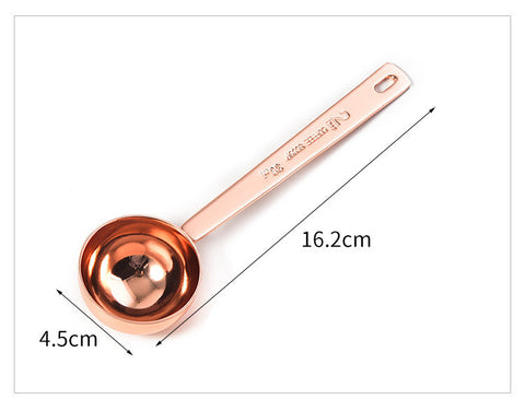 Stainless Steel Coffee Measuring Spoon Milk Powder Milk Tea Fruit Powder Baking Spoon Scale