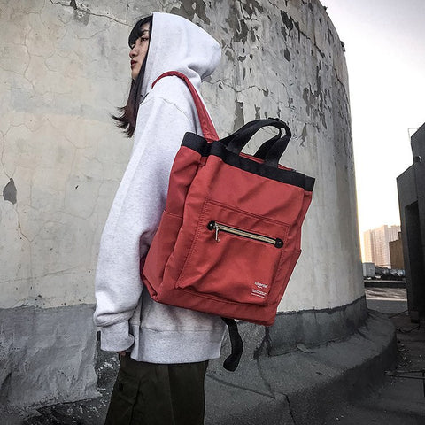 Multi-functional three-use bag 2021 new all-in-one high-capacity ins super popular backpack high school girls schoolbag