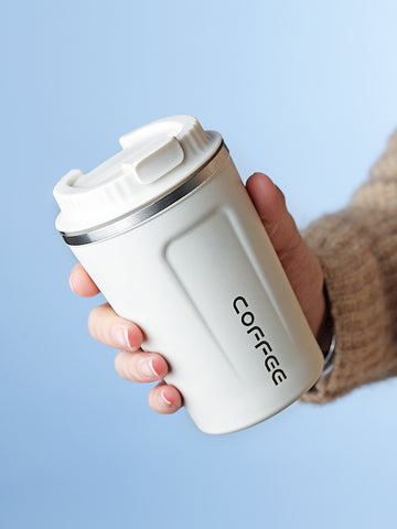 Coffee cup heat preservation  stainless steel latte tea cup