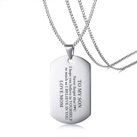 To My Son - Awesome Dog Tag