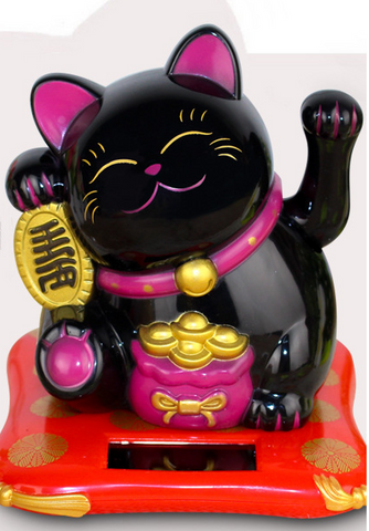 Hand-cranked cats, solar-powered car decorations, ornaments