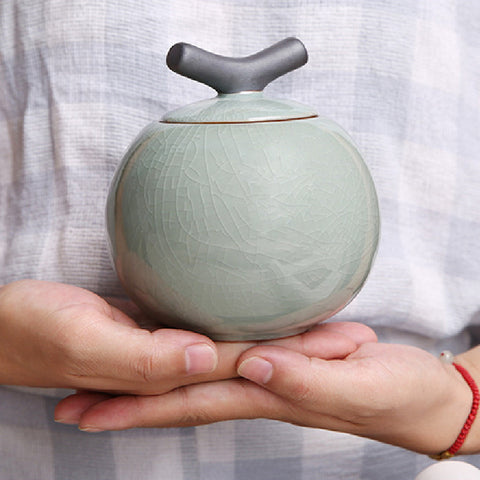 Kungfu Tea Accessories Ge Kiln Sealed Tea Cans