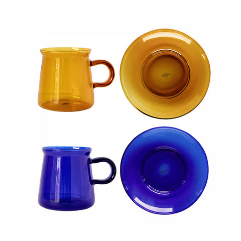 Glass Coffee Cup Heat-Resistant Creative Tea Cup Water Cup Household Small Cup