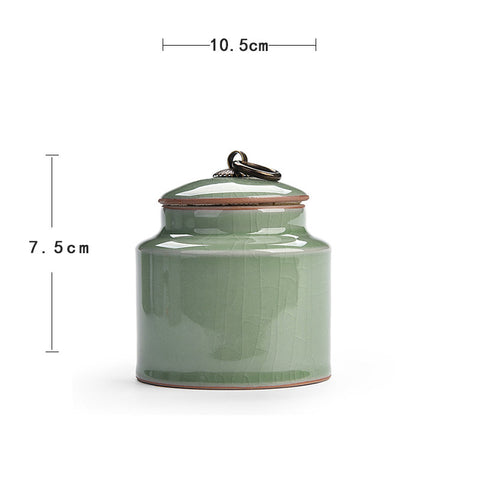 Airtight Tin Tea Box Tea Storage Container Medium Pu'er Tea Storage Tin