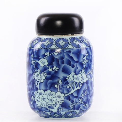 Blue And White Tea Box Ceramic Tea Box