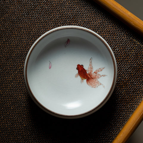 Hand-painted Pu'er Tea Cup Pastel Tea Cup