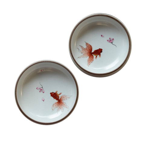 Hand-painted Pu'er Tea Cup Pastel Tea Cup