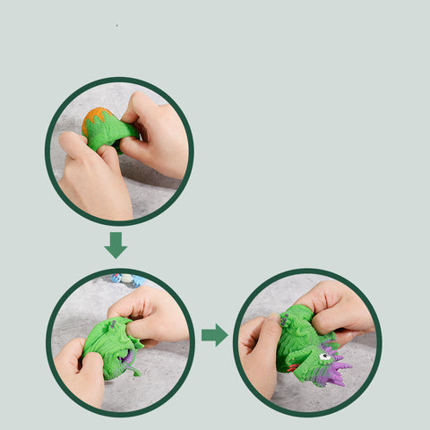 Flip The Dinosaur Egg Pinch Music Toy Decompression Artifact