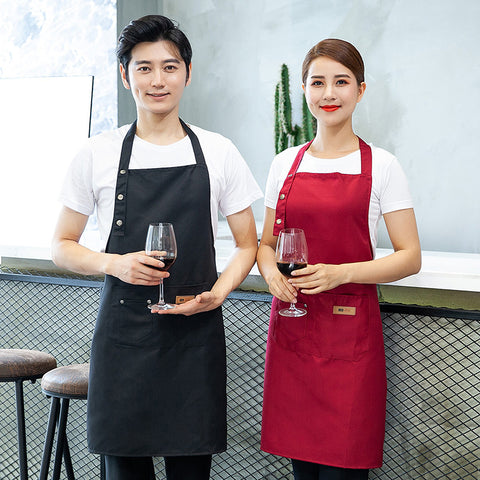 Fashion Apron Kitchen Supermarket Nail Art Baking Milk Tea Coffee Shop