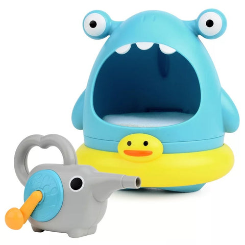 Bubble Blowing Shark Bathroom Bath Toys Children Outdoor Playing In Water Crab Blowing Foam Making Machine