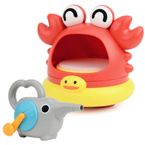 Bubble Blowing Shark Bathroom Bath Toys Children Outdoor Playing In Water Crab Blowing Foam Making Machine