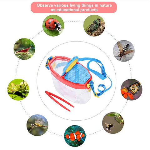Bug Viewer Insect Magnifier Observer Kit Children Kid Learning Development Toy U50F