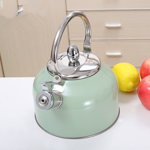 3L Coffee Tea Kettle With Stainless Steel Handle Whistle Kettle