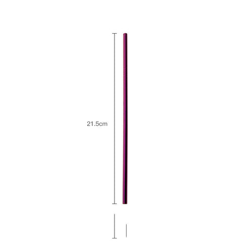 Stainless Steel Straws Titanium-Plated Color Milk Tea Coffee Beverage Metal Straws Set