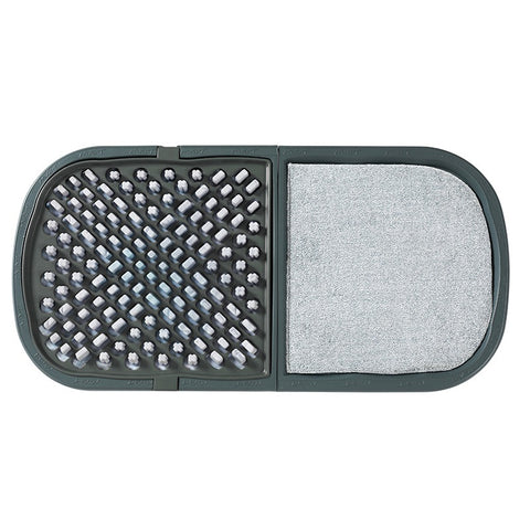 Clean The Floor Mats With Soles Of The Entrance Hall