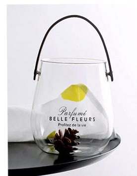 Glass Vase Flower Arrangement Dried Vase Fruit