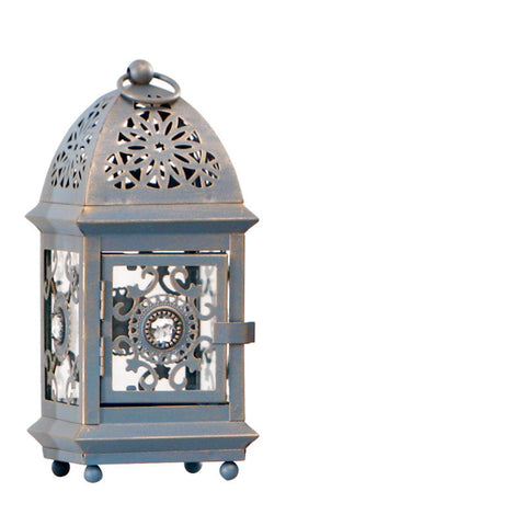 Retro Wrought Iron Candle Holder Home Decoration