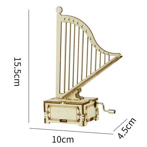 Wooden Music Box With Sounding Music Box