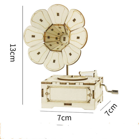 Wooden Music Box With Sounding Music Box
