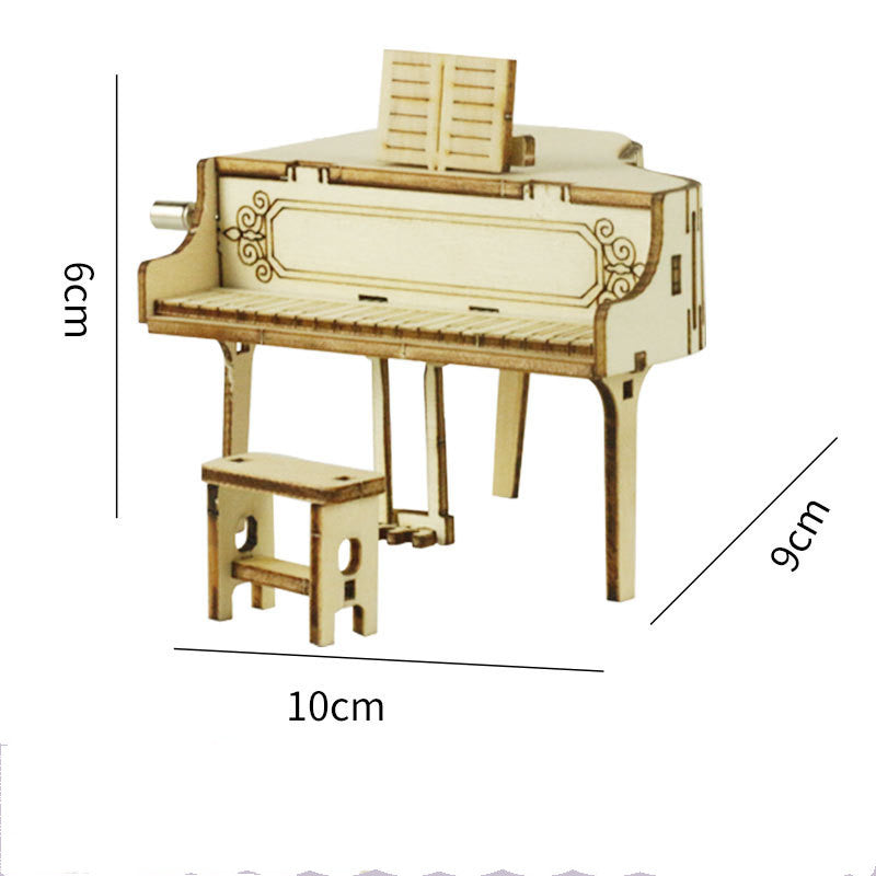 Wooden Music Box With Sounding Music Box