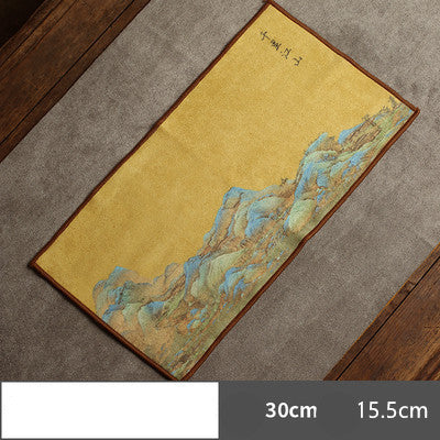 Daantang Suede Tea Towel Household Zen Tea Table And Tea Cloth