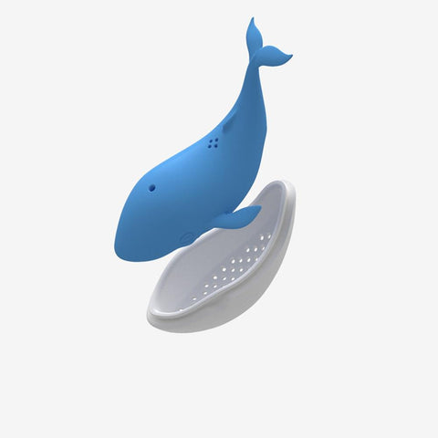 Whale Tea Infuser Food Silicone Cute Dolphin Tea Drainer Cartoon Tea Filter Tea Set Gift