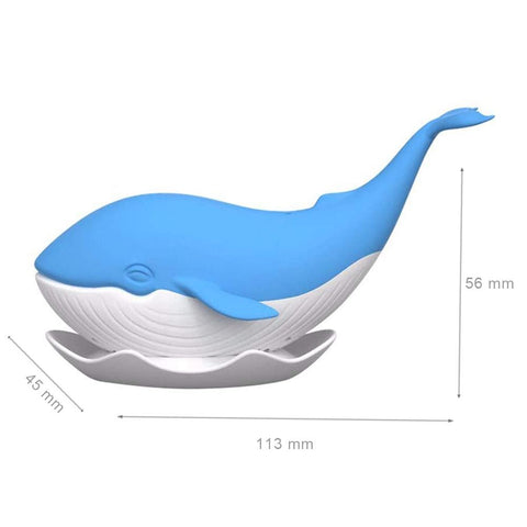 Whale Tea Infuser Food Silicone Cute Dolphin Tea Drainer Cartoon Tea Filter Tea Set Gift