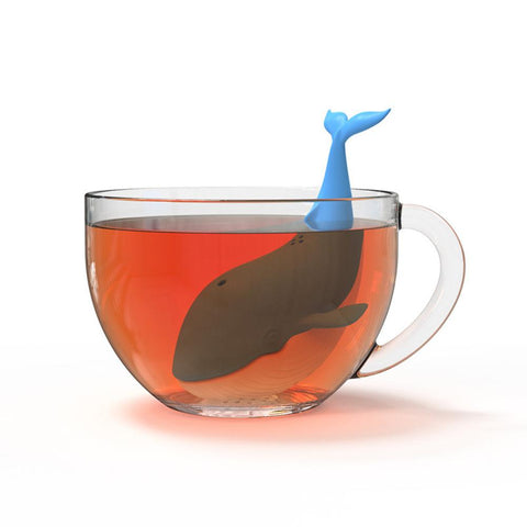 Whale Tea Infuser Food Silicone Cute Dolphin Tea Drainer Cartoon Tea Filter Tea Set Gift