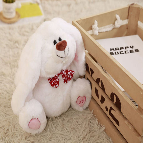 Swing Big Foot Rabbit Direct Sale Amazon Cross Border E-Commerce Popular Singing Clapping Ears White Rabbit Electric Plush Toys